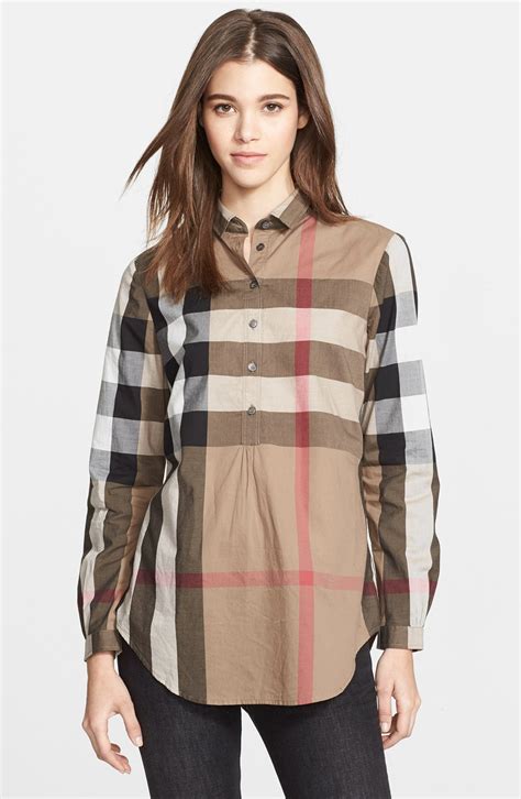 burberry brit button up 3 4 sleeve|Burberry clothing website.